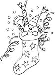 coloriage enfant Noel