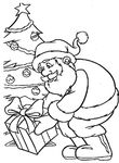 coloriage enfant Noel