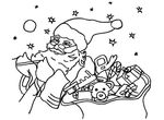 coloriage enfant Noel