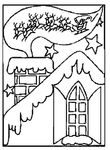 coloriage enfant Noel