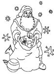 coloriage enfant Noel