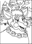 coloriage enfant Noel