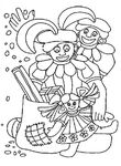 coloriage enfant Saint Nicolas