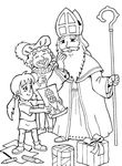 dessin enfant Saint Nicolas