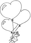 coloriage enfant St Valentin