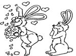 coloriage enfant St Valentin