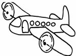 coloriage enfant Avions