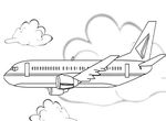 coloriage enfant Avions