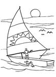 coloriage enfant Bateaux