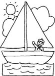 coloriage enfant Bateaux