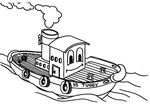 coloriage enfant Bateaux