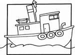 coloriage enfant Bateaux