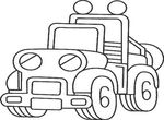 coloriage enfant Camions