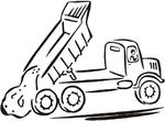 coloriage enfant Camions