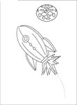 coloriage enfant Fusees