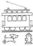 coloriage enfant Trains