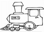 coloriage enfant Trains